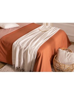 Jeté De Lit 160x220 Blanc Ivoire Atmosphera 2