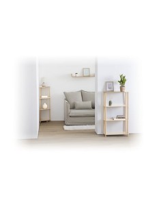 Etagère D'angle Kord 4 niveaux Beige Five 2