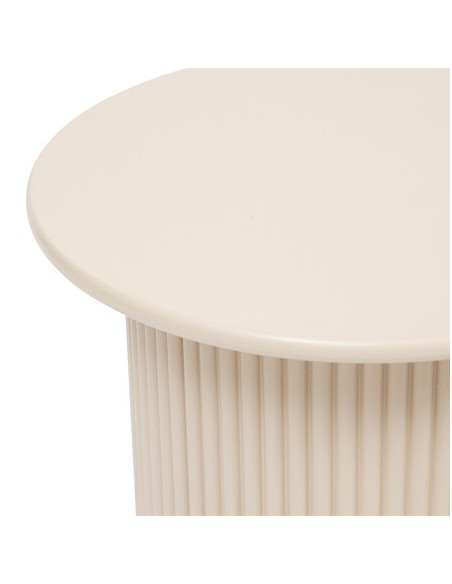 Lot de 2 tables café Eino MDF argile Beige Atmosphera