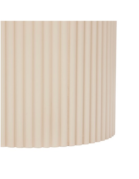 Lot de 2 tables café Eino MDF argile Beige Atmosphera