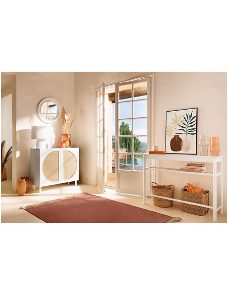 Console D'entrée Cabras Blanc Atmosphera