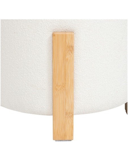 Tabouret D'appoint Bansa Blanc Atmosphera