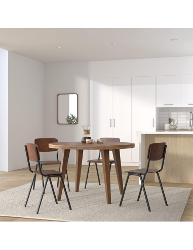 Chaise D'écolier Kiel Marron Atmosphera