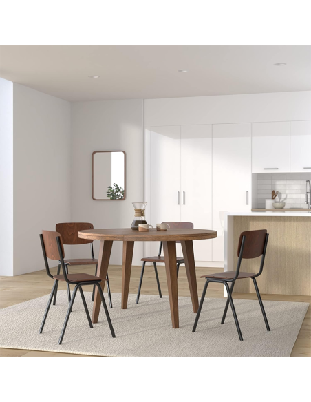 Chaise D'écolier Kiel Marron Atmosphera