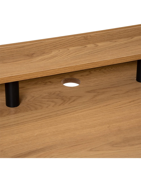 Bureau 1 tiroir Josan Marron Atmosphera