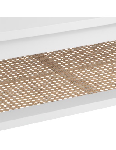 Table basse en Rotin Cabras Blanc Atmosphera
