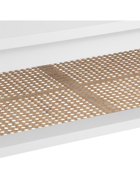 Table basse en Rotin Cabras Blanc Atmosphera