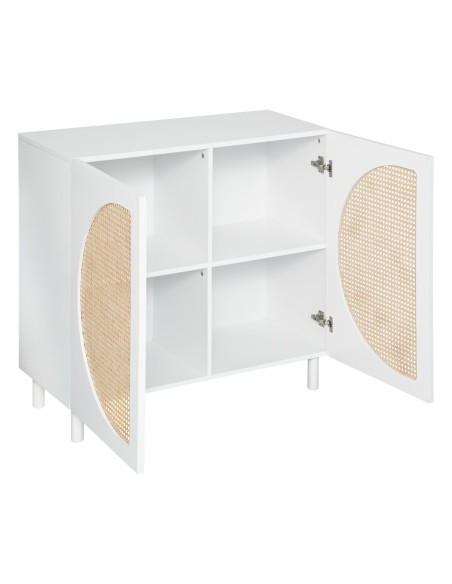 Buffet 2 portes Cabras Blanc Atmosphera