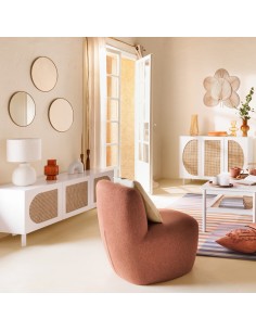 Meuble TV 3 portes Cabras Blanc Atmosphera 2