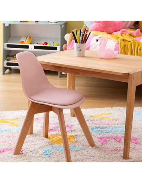 Chaise Pour Enfant Baya En Polypropylène Rose Atmosphera For Kids