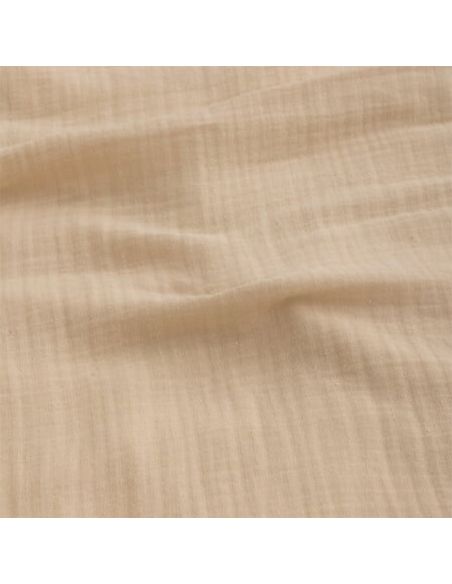 Parure de lit 3 pièces Flora 260x240 Beige Lin Atmosphera
