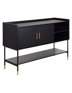 Buffet 2 portes Tedy Noire Atmosphera