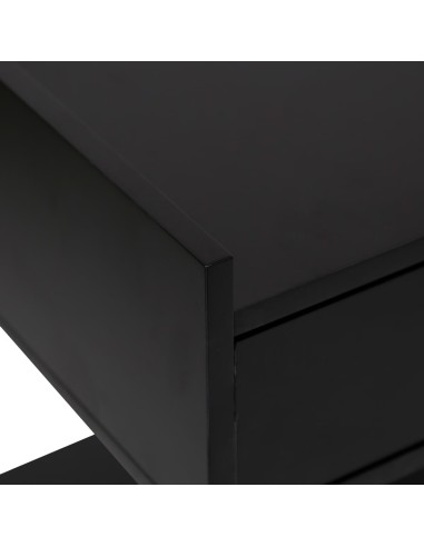 Bureau 2 tiroirs Tedy Noir Atmosphera