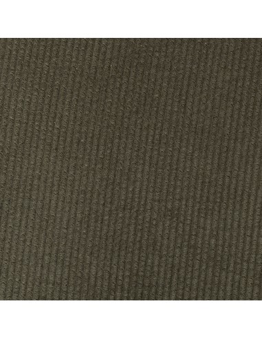 Chaise Roka En Velours Côtelé Vert Kaki Atmosphera