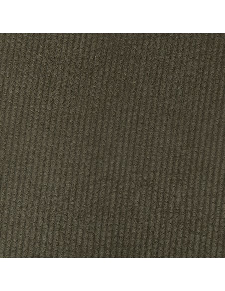 Chaise Roka En Velours Côtelé Vert Kaki Atmosphera