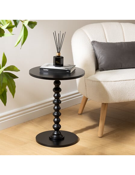 Table D'appoint Alix D38 Noire Atmosphera