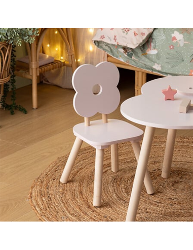 Chaise Pour Enfant Fleur Rose Atmosphera For Kids