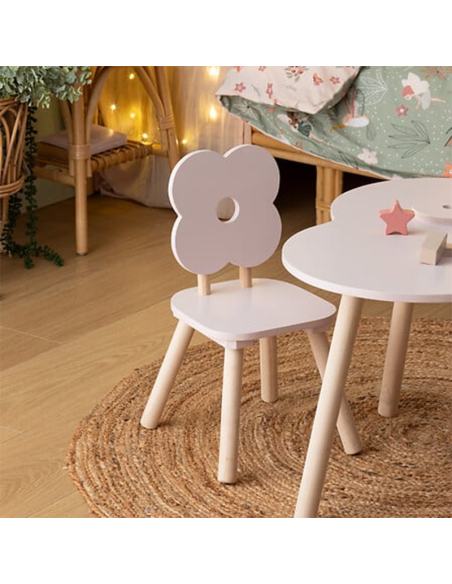 Chaise Pour Enfant Fleur Rose Atmosphera For Kids