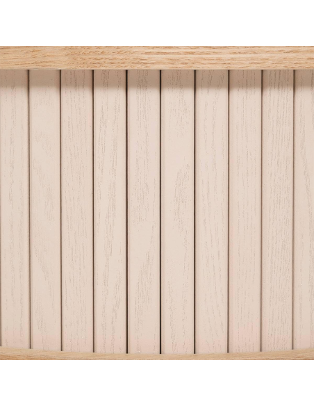 Table De Chevet 2 portes Nysos D40 Beige Atmosphera