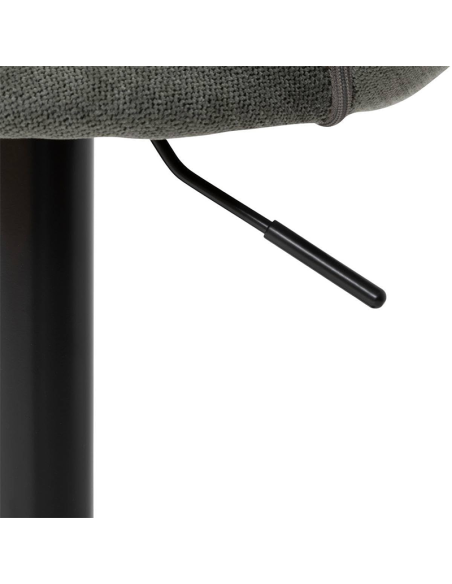 Chaise de bar haute ajustable Sasha PU Vert Cèdre Atmosphera