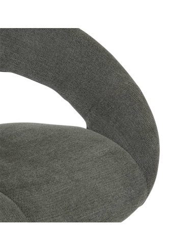 Chaise de bar haute ajustable Sasha PU Vert Cèdre Atmosphera