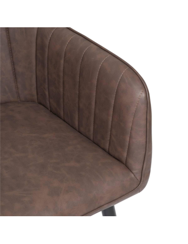 Fauteuil De Diner Visoca Marron Atmosphera