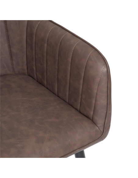 Fauteuil De Diner Visoca Marron Atmosphera