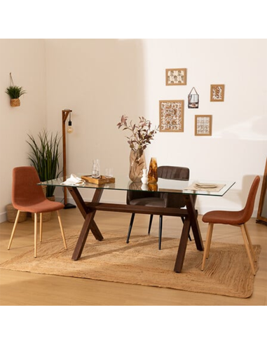 Fauteuil De Diner Visoca Marron Atmosphera