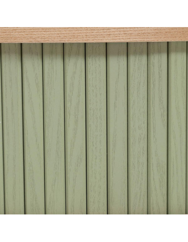 Table De Chevet 2 portes Nysos D40 Vert Olive Atmosphera