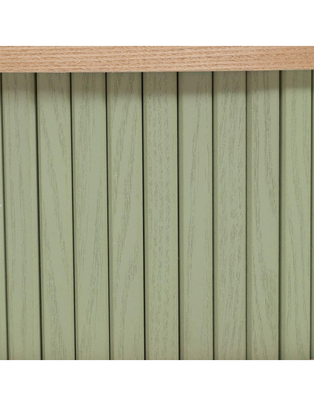 Table De Chevet 2 portes Nysos D40 Vert Olive Atmosphera