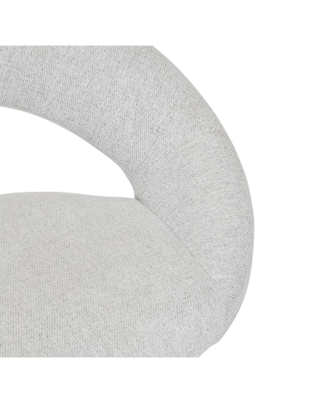 Chaise de bar haute ajustable Sasha PU Gris Clair Atmosphera