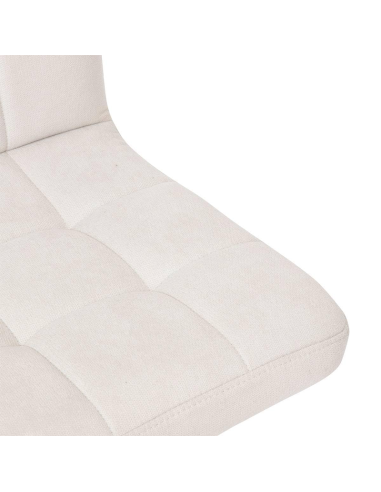Chaise de bar haute ajustable Delek PU Beige Atmosphera