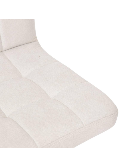Chaise de bar haute ajustable Delek PU Beige Atmosphera