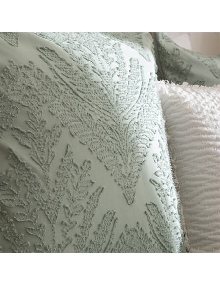 Parure de lit 3 pièces Jacquard Wild Romance 240x220 Vert Atmosphera