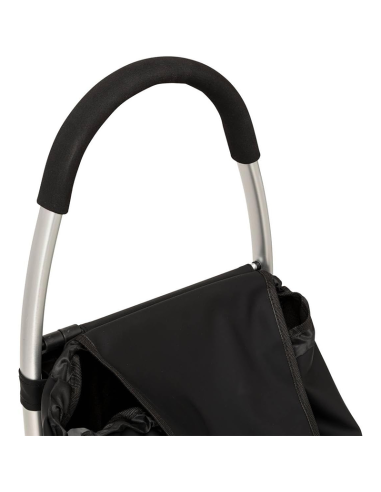 Chariot de marche plaint 6 roues en aluminium Noir Five