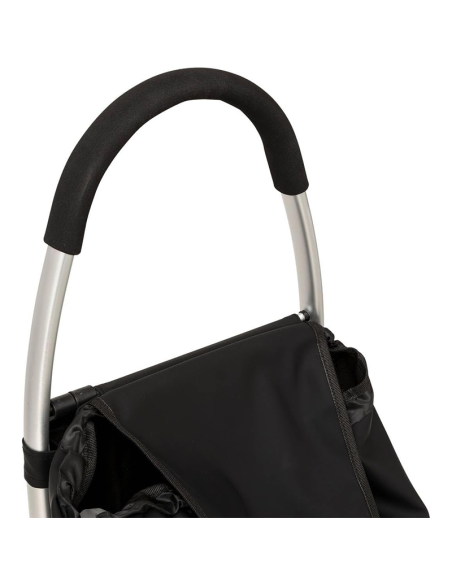 Chariot de marche plaint 6 roues en aluminium Noir Five