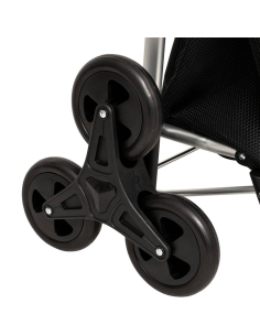 Chariot de marche plaint 6 roues en aluminium Noir Five 2