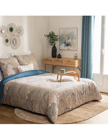 Parure de lit Ilyan 260 x 240 Bleu Atmosphera