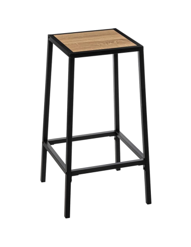 Lot De 2 Tabourets De Bar Aliaj Noires Five
