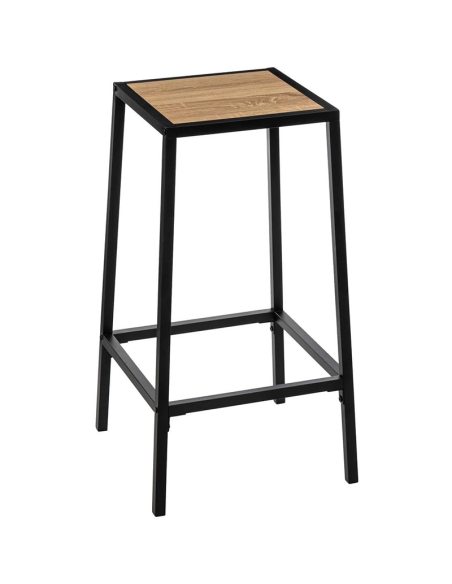Lot De 2 Tabourets De Bar Aliaj Noires Five