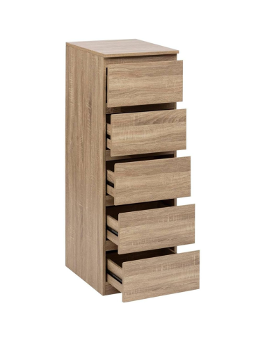Chiffonier 5 tiroirs Dolo Beige Five