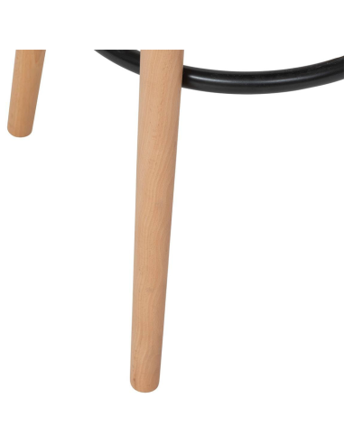 Chaise de bar haute Maxon Beige Atmosphera