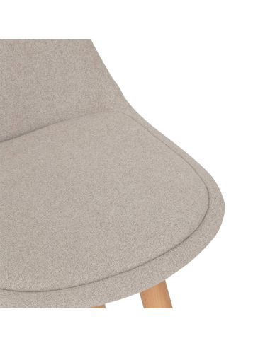 Chaise de bar haute Maxon Beige Atmosphera