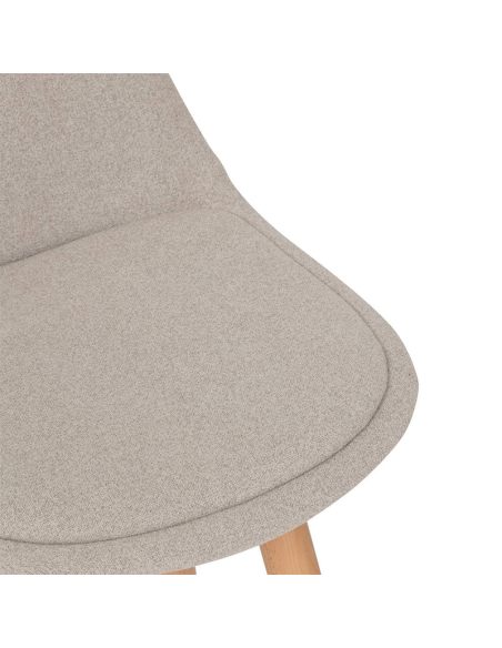 Chaise de bar haute Maxon Beige Atmosphera