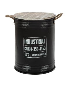 Lot De 3 Coffres En Métal Noir Atmosphera 2