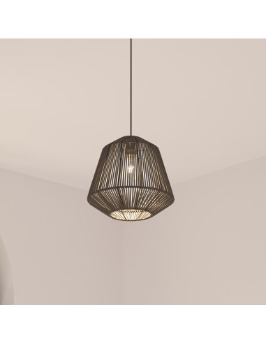 Suspension corde Jily Noir D29 Atmosphera