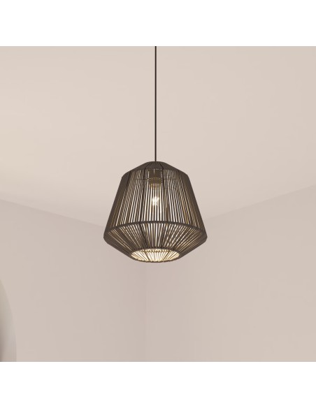 Suspension corde Jily Noir D29 Atmosphera