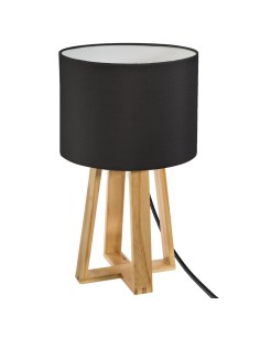 Lampe multi pieds en pin Molu Noir Atmosphera