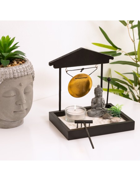 Jardin Zen deco en bois devika Atmosphera