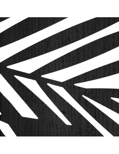 Paravent Feuille Akira Noir H170 Atmosphera